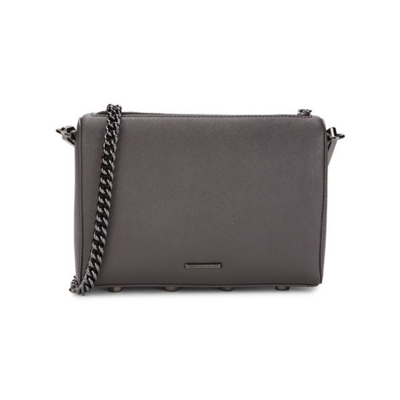 Rebecca Minkoff Avery Leather Crossbody Bag (Color - Graphite) - Picture 3 of 9